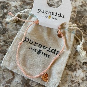 Pura Vida Surf Love Rose Gold Bracelet